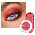 MAKI YIKA Dark Red Crème Eyeshadow Single, Shimmer Vampire Red Cream Eye Shadow palette for Women Color Stay Long Lasting Waterproof Eye Makeup Monochrome Eyeshadows,#17