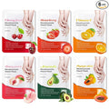 6PCS Hand Masks,Hydrating Hand Masks Moisturizing Gloves Overnight for Dry Cracked Hands,Daily Hand Care Hand Masks Gift Set for Women and Men N