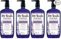 Dr Teal's Body Wash with Pure Epsom Salt, Soothe & Sleep with Lavender, 24 fl oz (Pack of 4)