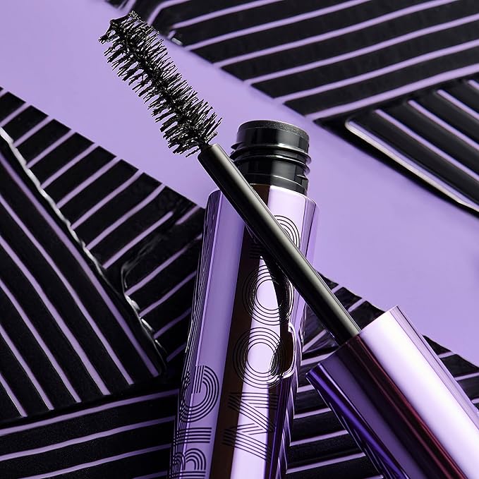 e.l.f. Big Mood Mascara, Instantly Creates Long-Lasting, Bold & Lifted, Voluminous Lashes, Infused with Jojoba Wax, Pitch Black, 0.30 fl Oz