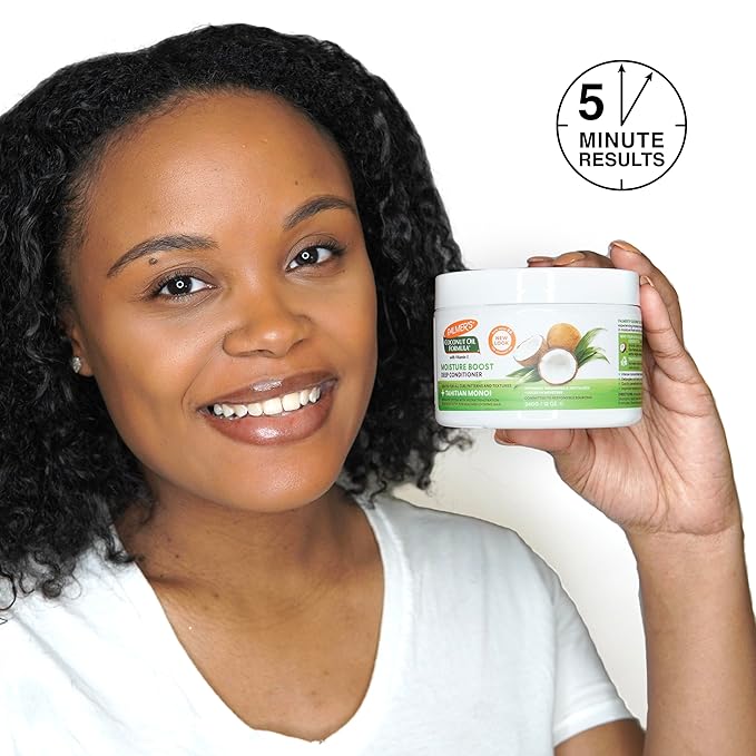 Palmer's Coconut Oil Formula Moisture Boost Deep Hair Conditioner, 12 Fl Oz | Palmer's