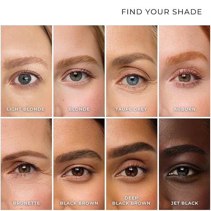 WUNDERBROW Eyebrow Gel, Waterproof, Smudgeproof, Long Lasting, Shade: Jet Black, Vegan and Cruelty-Free