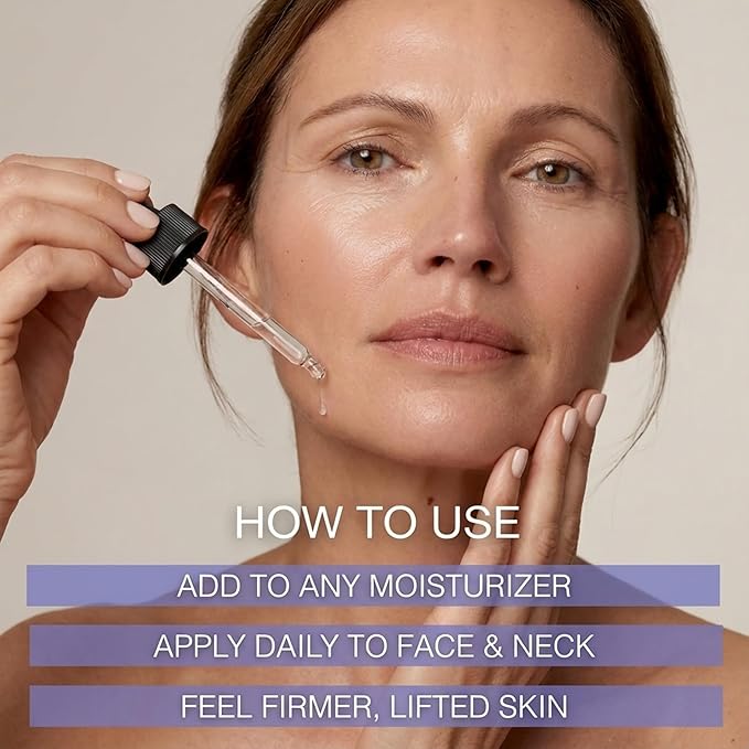 Skin Perfection Uplevity Anti-aging Tightening Peptide Serum Booster Firming Peptide Increase Elasticity Add To Any Moisturizer for Added Effectiveness Against Sagging Acetyl Tetrapeptide-2