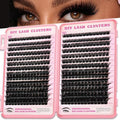 Manga Lash Clusters, 392 Pcs Fluffy Cluster Eyelash Extensions 150D+150D D Curl Individual Wispy False Eyelashes DIY Lash Extension (Volume Lash Clusters 10-18mm)