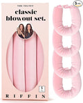 Classic Heatless Curls Overnight Rods No Heat Hair Curlers to Sleep in Foam Soft Hair Rollers for Thick & Long Hair Blowout Look, Heatless Flexible Curling Rod Set with Satin Wrap for Sleeping