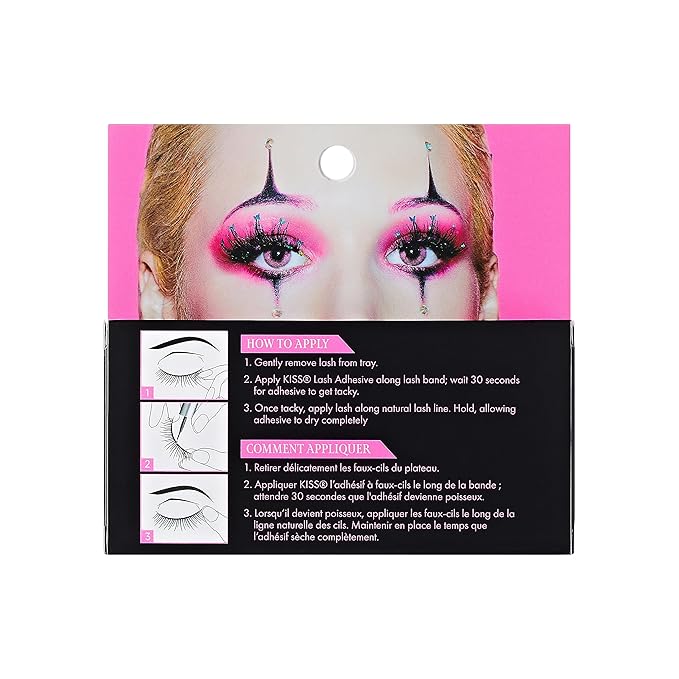 KISS Halloween Limited Edition Scary Clown False Eyelashes, 1 Pair - Witty