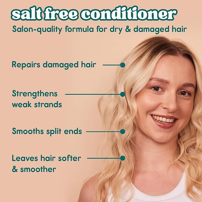 Nature Spell Bond Repair Conditioner, Sulfate & Paraben Free, Repairs & Nourishes Weak Strands with Vegan Keratin & Hyaluronic Acid, Color Safe, For All Hair Types, Vegan, 10.14 fl oz
