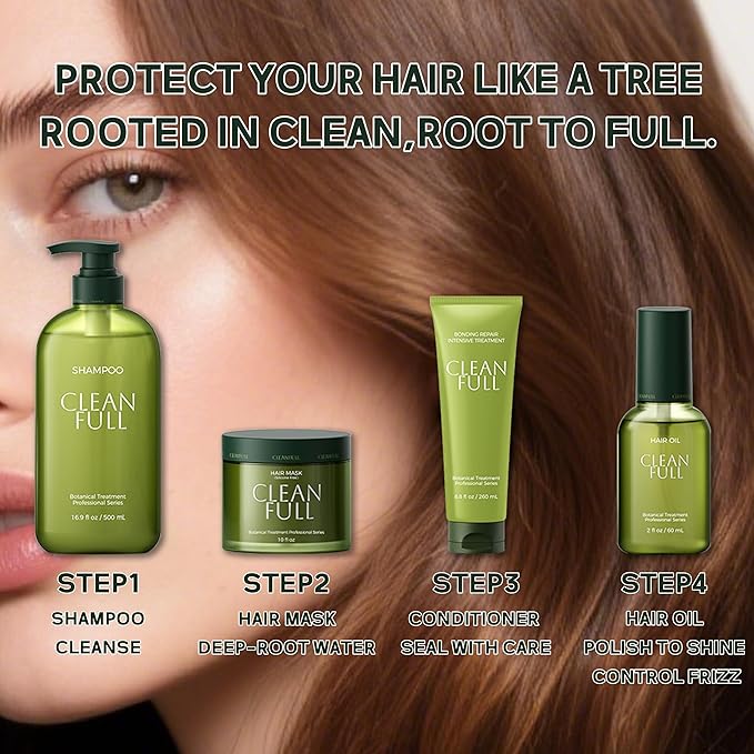 Gentle Hydrating Shampoo for Sensitive Skin & Scalp, Sulfate & Silicone Free Shampoo for Dry & Color Treated Hair, Bond Repair Anti-Breakage, Strengthening, Vegan, Paraben & Phthalate Free