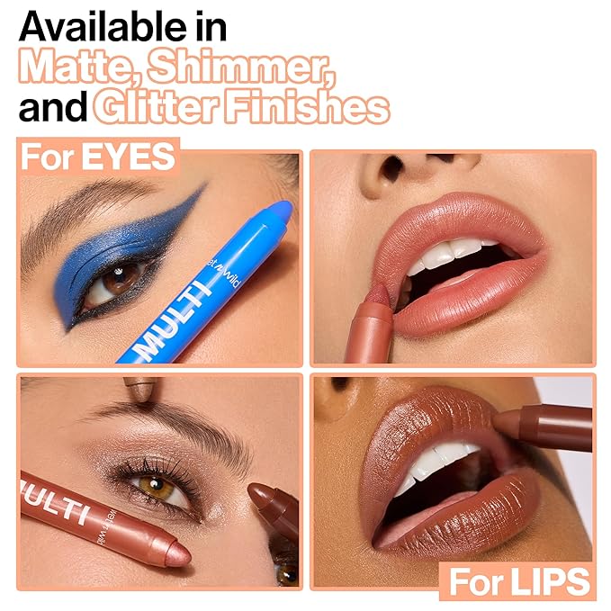 wet n wild Color Icon Cream Eyeliner Eyeshadow Multi-Stick, Moisturizing, Nourishing Velvety Cream-to-Powder Buildable & Blendable Formula, Cruelty-Free & Vegan - Peachy Crush
