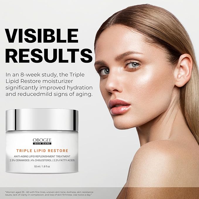 Triple Lipid Peptide - Restore & Fix Mature Skin Advanced Anti-Aging Cream for Radiant, Smooth Skin (53 ml /1.8 fl oz)