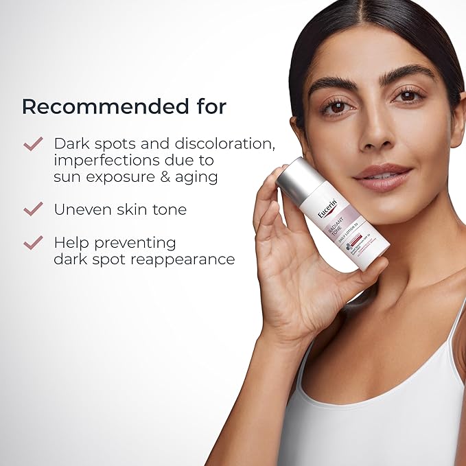 Eucerin Radiant Tone Daily Face Lotion with SPF 30, Dark Spot Corrector with Thiamidol, Face Moisturizer, All Skin Types, 1.7 Fl Oz Bottle