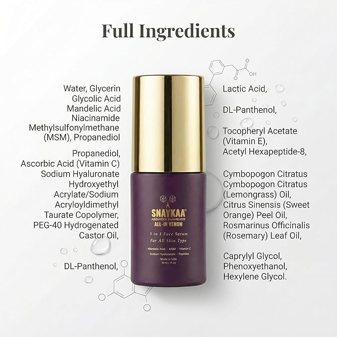 Brightening Face Serum – Dark Spots & Anti-Aging | Niacinamide, Vitamin C, Hyaluronic Acid & Peptides – Lightweight, Vegan, Made in USA – 30ml