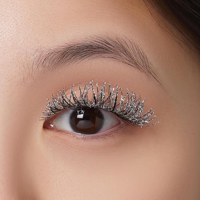 KISS Halloween Limited Edition Glitter Witch False Eyelashes, 1 Pair - Abracadabra