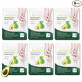 Hydrating Hand Masks, 6PCS Hand Mask Moisturizing Gloves for Men Women, Smooth Long Lasting Soft Exfoliating Hand Peeling Spa Mask Moisturizer Beauty Gift Set for Dry Cracked Rough Dull Hands（J)