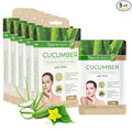 Natural Chemist Cucumber & Aloe Under Eye Patches - Soothing, Anti-Aging, Cooling, Hydrating, Dermatologist Tested, Cruelty Free Korean Skin Care For All Skin Types - 25 Pairs (5 Pack)