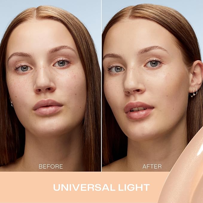 LUMENE Invisible Illumination Instant Glow Beauty Serum | Universal Light Shade | Face Makeup & Brightening Serum | Lightweight, Buildable Coverage | Vegan | 30 ml