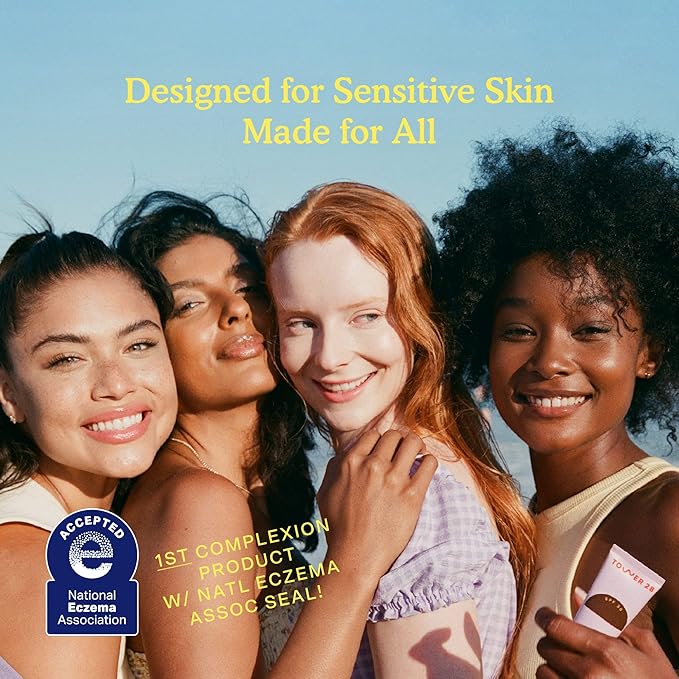 Tower 28 SunnyDays SPF 30 Tinted Moisturizer - 2-in-1 Buildable Coverage Foundation + Mineral Sunscreen for Face - Zinc Oxide, Aloe & Prickly Pear for Sensitive Skin - 40 Tan/Olive (1 oz)