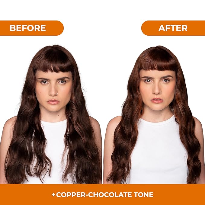 naissant Copper Chocolate Hair Toning Shampoo | Ultra High-Purity Pigments | Deposits Copper-Chocolate Tone | Hyaluronic Acid, Collagen & Biotin | Paraben, Ammonia & Sulfate Free | 10.1 Fl. Oz