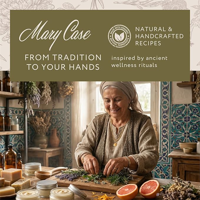 Mary Case Citrus Variety Bar Soap Set of 4 | Orange, Mandarin, Grapefruit & Lemon Natural Soaps | Vegan Bath Soap for Men & Women | Energizing, Brightening & Revitalizing Skin