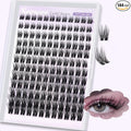 Wispy Lash Clusters 10-18mm D Curl Natural Lash Clusters 144pcs DIY Cluster Eyelash Extensions Individual Lashes Cluster with Spikes (S1 Lashes Only)