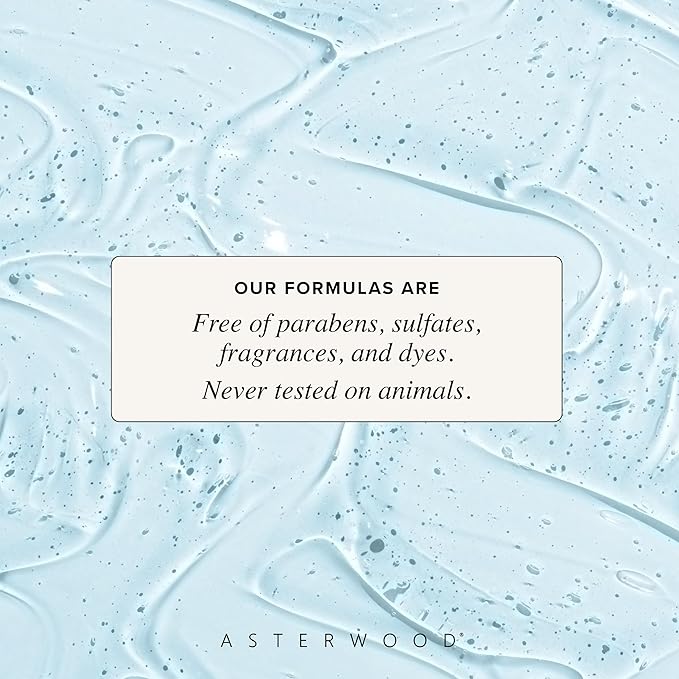 Asterwood Gel Cleanser for Skin Barrier Repair - Hyaluronic Acid Face Wash with Ceramides & Niacinamide - Gentle Facial Cleanser to Remove Makeup & Excess Oil - Hydrating, Fragrance-Free - 5 Fl Oz