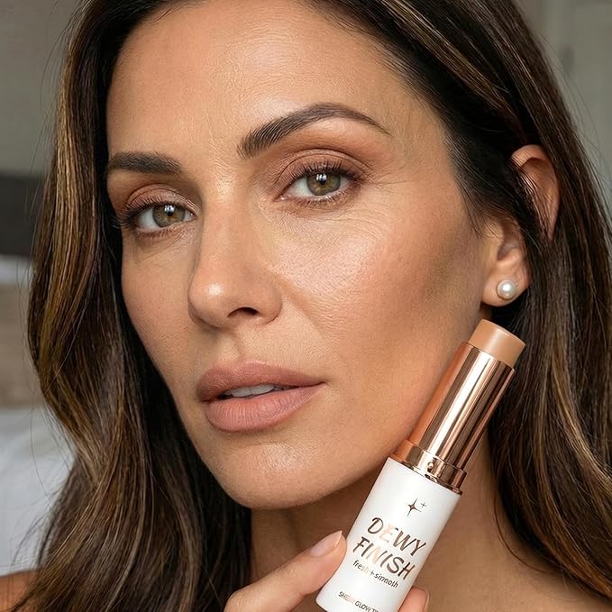HECI BEAUTY Skin Tint Foundation Stick, Balm to Cream Foundation with Light to Medium Coverage, Infused with Hydrating Ingredients, Toffee, 0.25 oz