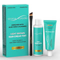 Professional Light Brown Hair TINT KIT – Root Touch-Up Color, 25ml – Spot Coloring for Roots & Grays, Waterproof Formula, 40 Applications, Lasts 4-6 Weeks