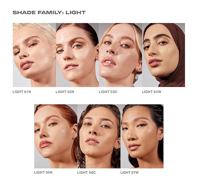 Morphe Lightform Dewy Foundation - Extended Hydration Foundation Makeup with a Lasting, Natural Radiant Finish - Long-Wearing Formula with Buildable, Medium Coverage - Light 07W (1.01 fl oz)