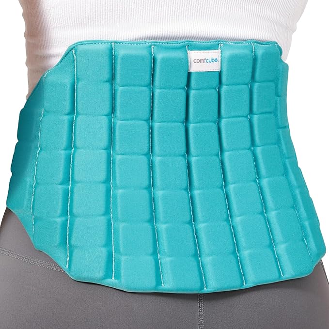 Ice Pack for Back Pain Relief, 2 Hours Long Lasting Cold Reusable Lower Back Ice Wrap, FSA Eligible, Flexible Cold Pack for Lower Lumbar Pain, Sciatica, Herniated Disc, Surgery Recovery
