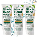 Miracle Hand Repair Cream for Dry Cracked Hands 8 oz Best Healing Hand Cream with 60% Aloe Vera - Non-Greasy Moisturizer for Working Hands - Fast Absorbing Lotion for Extremely Dry Skin (3-Pack)