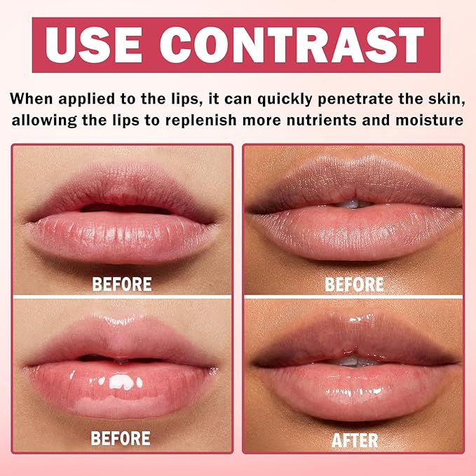 4 PCS Bee Lip Balm Honey Pot,Honey Strawberry Watermelon Apple Lip Mask, Reduces Lip Lines,Hydrating Exfoliating Lip Balm