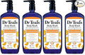 Dr Teal's Body Wash with Pure Epsom Salt, Glow & Radiance with Vitamin C & Citrus Essential Oils, 24oz (Pack of 4)