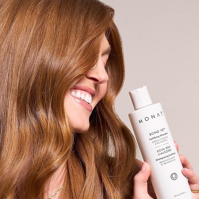 MONAT BOND IQ™ Fortifying Shampoo – Strengthening & Repairing Cleanser with Biomimetic Peptide Technology, Lupin Protein & Baobab Extract for Smoother, Shinier, Stronger Hair - 237 ml / 8 fl.