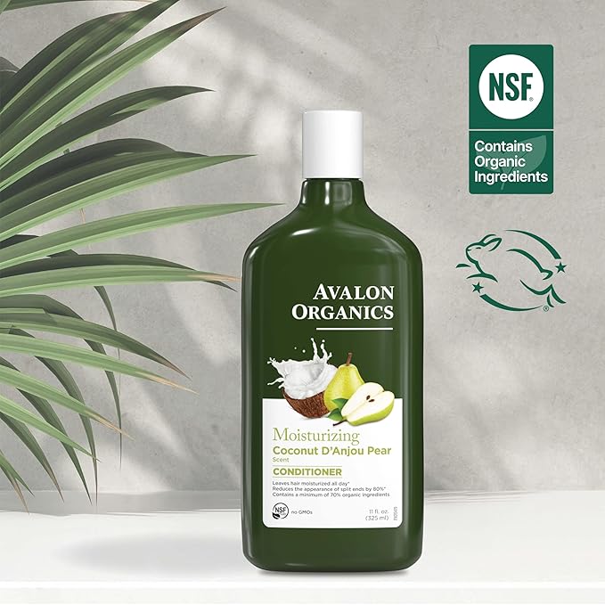 Avalon Organics All Natural Coconut Pear Conditioner, 11 Fl Oz