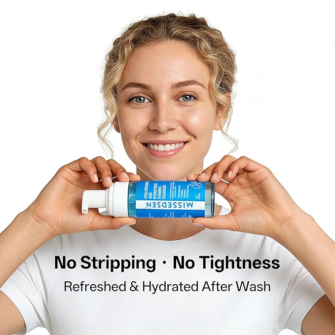 Face Wash for Acne and Oily Skin, Oil Control Foaming Cleanser, Fragrance Free, 5 oz (1, blue)