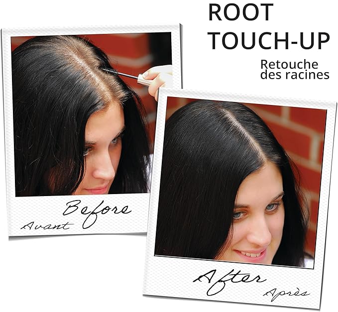 Root Touch-Up Hair Mascara Temporary Gray Roots Concealer (DARK BLONDE)