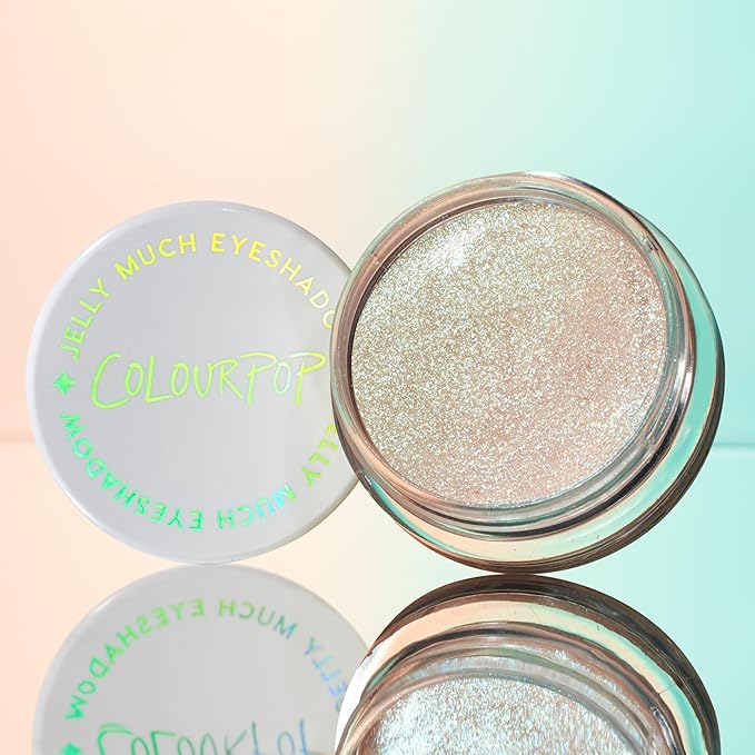 ColourPop Jelly Much Gel Eyeshadow - Glitter Eyeshadow with a Water-Based Gel Formula - Provides Intense Color Payoff with Minimized Creasing & Fading - Sage Bundle (0.23 oz)