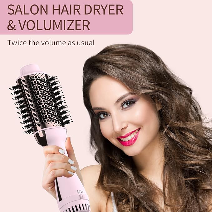 Umeely Hair Dryer Brush Blow Dryer Brush in One, Upgraded 4 in 1 Hair Dryer and Styler Volumizer with Negative Ion Anti-frizz Ceramic Titanium Barrel Hot Air Hair Straightener Brush