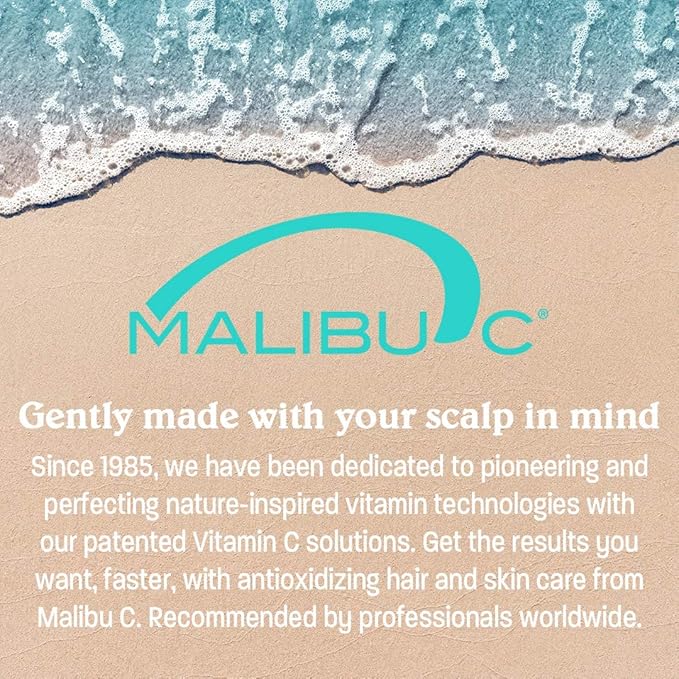 Malibu C Un-Do-Goo Clarifying Shampoo - Removes Product Build Up and Resins from Hair - Shine Restoring, Sulfate-Free Cleanser (33.8 oz)