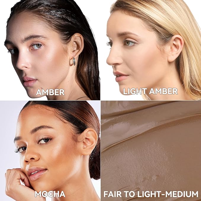 FV Cool Toned Contour Stick, Creamy & Blendable Formula, Highly Pigmented, Long-Lasting for a Natural, Waterproof Finish, Face Sculpting Makeup for Fair/Light Skin, Beginner Friendly, 01 Amber