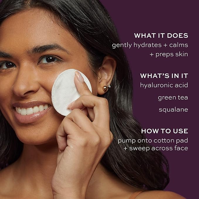 ITK Skincare Glowy Skin 3-Step Routine - Hyaluronic Acid + Niacinamide Serum, Squalane Milky Toner, Deep Moisture Ceramide Face Cream Moisturizer - Makeup Prep Skincare for Glowing Hydrated Skin