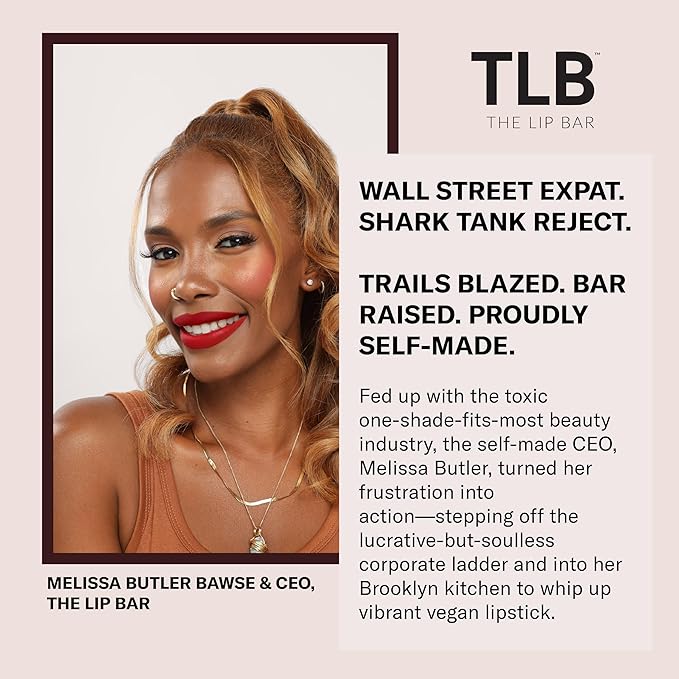The Lip Bar - Nonstop Liquid Matte Lipstick, Haute Mess (Bright Pink-Red) - High Pigment - One Swipe - Long Lasting - Jojoba Oil & Vitamin E - Vegan & Cruelty Free - Makeup & Cosmetics - .24 fl oz