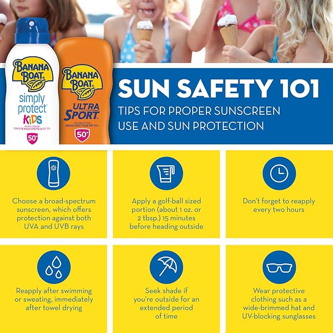 Banana Boat Kids Max Protect & Play Lotion Sunscreen SPF 100, 4oz | Childrens Sunscreen, Kids Sunblock Spray, High SPF, Water Resistant, 4oz