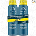 Oars + Alps SPF 70 Face & Body Broad Spectrum Sunscreen Spray | Fast-Absorbing, Lightweight, Non-Greasy, Hawaii Reef Act 104 Compliant, Water-Resistant, Octinoxate + Oxybenzone Free, 6 Oz, 2 Pack