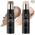 FV Contour and Highlighter Stick, Blendable and Natural Finish, Long Lasting, Waterproof Contour Makeup Kit for Face Shaping, Travel-Friendly, 01 Amber & 05 Sheer Glow