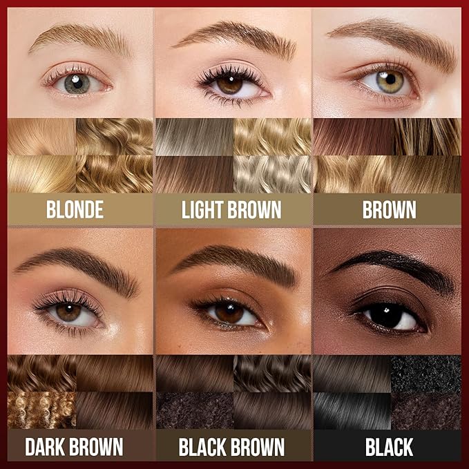 Vevivia Eyebrow Pencils for Women - Eyebrow Pen with 4D Brush-Tip & Curved Tip for Natural Fuller-Looking Brows, Precise Hair-Like Strokes for All Brow Types, Last All-Day Eyebrow Makeup, Grey