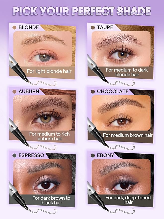 SHEGLAM Real Flow Laminating Brow Pen-Chocolate