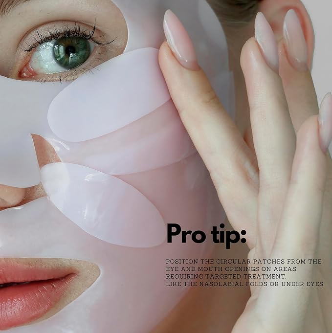 Bio Collagen Hydrogel Melting Face Mask with Hyaluronic Acid, Galactomyces & Niacinamide