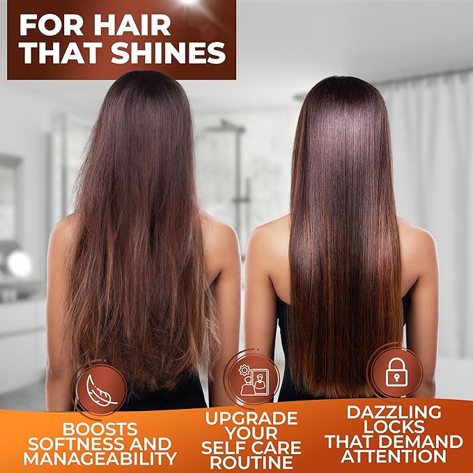 BINGO HAIR CARE Moroccan Argan Oil Shampoo - Sulfate Free, Anti Frizz Hydrating Thickening Care for Women and Men - Deep Moisturizing Treatment for Color Treated, Curly, Frizzy, Damaged and Dry Hair