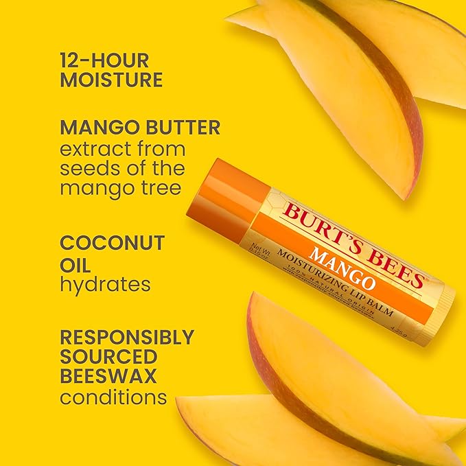 Burt's Bees 100% Natural Moisturizing Lip Balm (Superfruit)